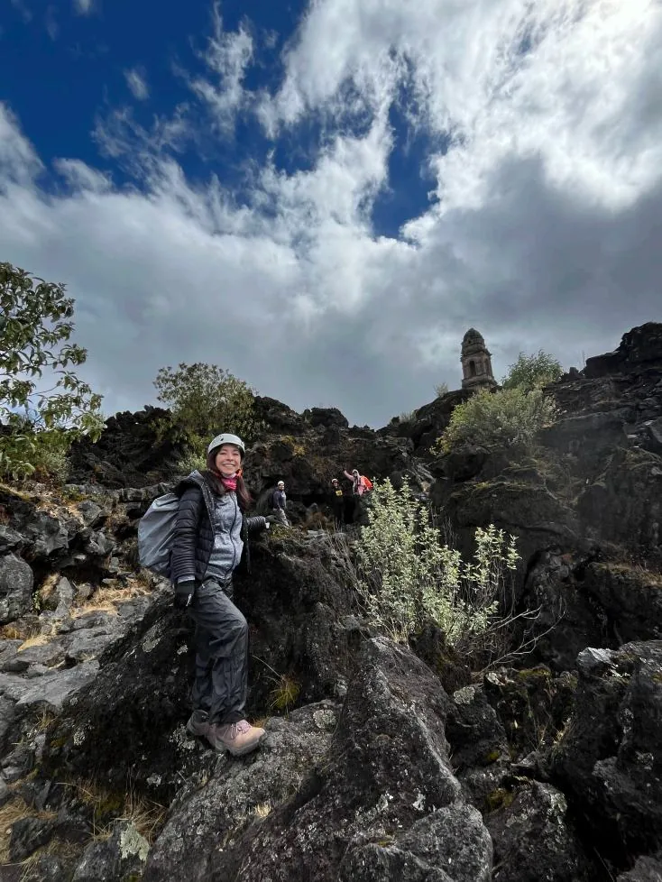 Campamento Volcán Paricutín — fotografía del documento HMMX