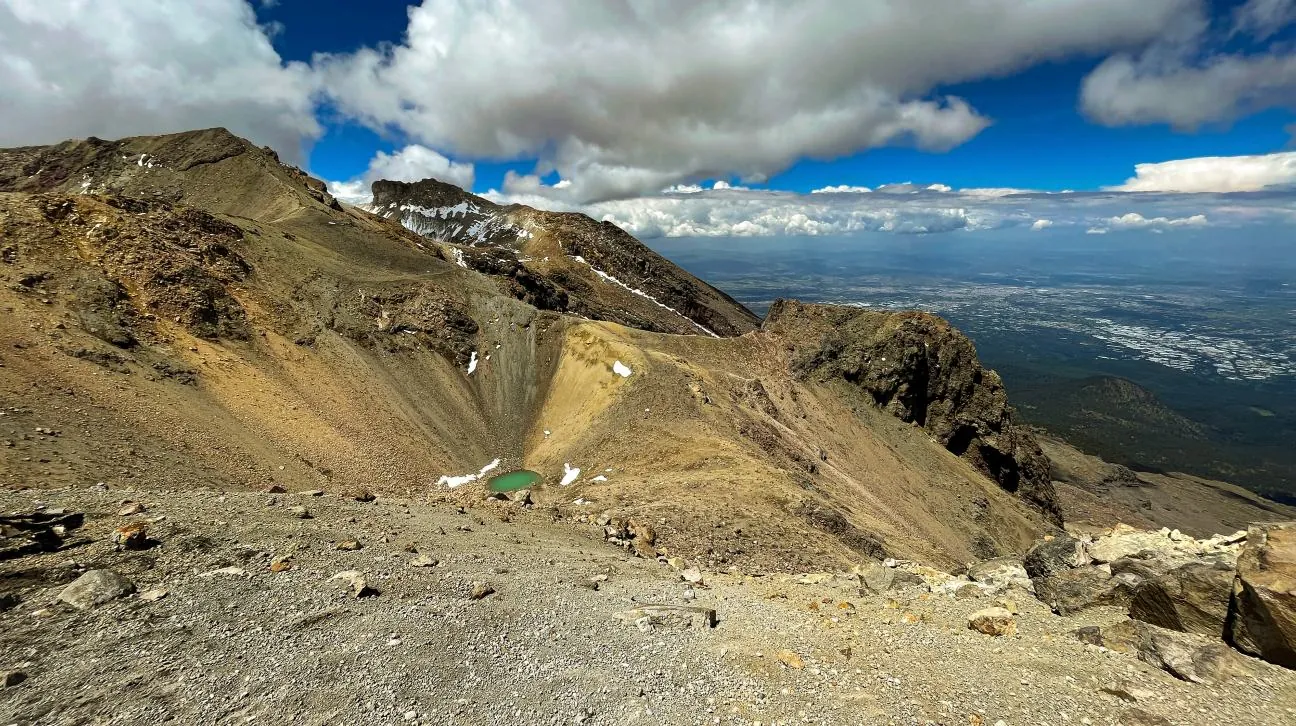 Primer Rodilla, Iztaccíhuatl - foto del recorrido
