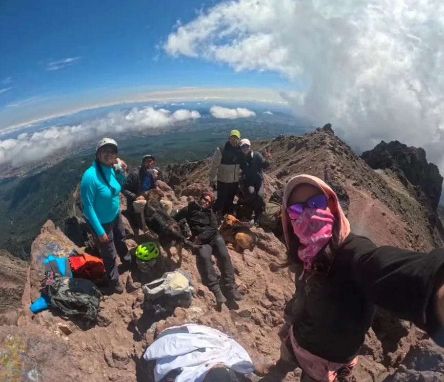 Foto del recorrido a La Malinche